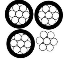 Overhead Power Distribution Aerial Power Cable Hard Drawing AL Conductor
