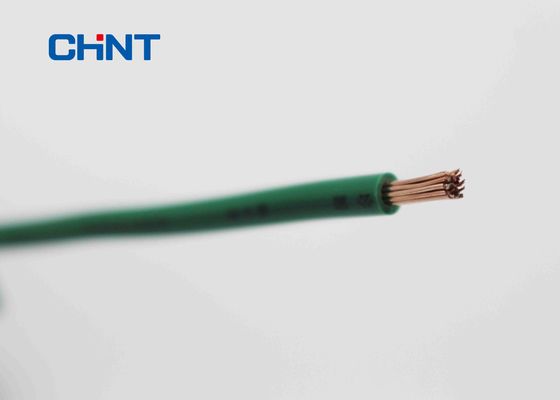 Distribution Cabinet PVC Insulated Wire Plain Circular Solid Copper Conductor