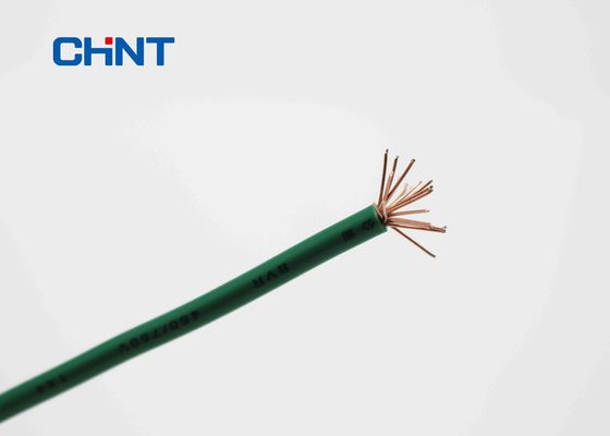 Distribution Cabinet PVC Insulated Wire Plain Circular Solid Copper Conductor