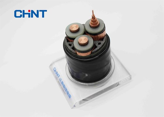 Cu Conductor XLPE Power Cable , Electrical MV XLPE Cable XLPE PVC Insulation