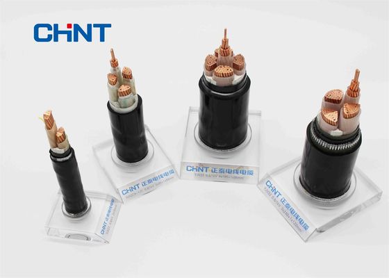 Cu Conductor XLPE Power Cable , Electrical MV XLPE Cable XLPE PVC Insulation