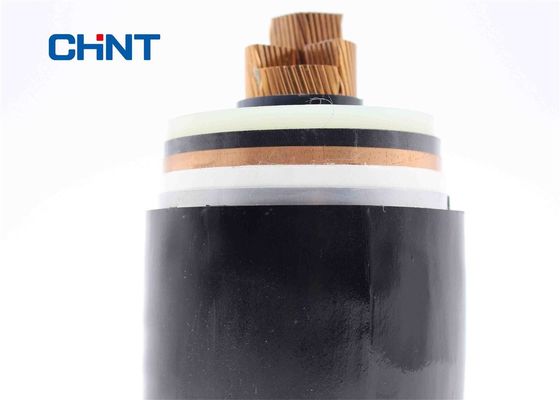 Waterproof XLPE Power Cable 220KV Transmission With Copper Conductor
