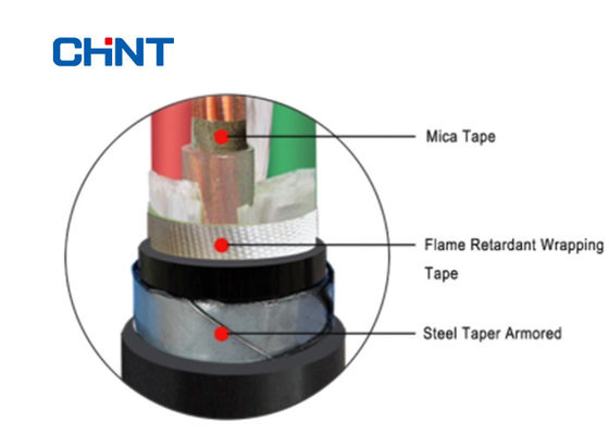 Copper Core Fire Retardant Cable XLPE / STA / PVC Sheathed No Drop Restriction