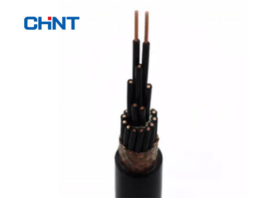 PVC / XLPE Insulation Armoured Control Cable Flame Retardant Copper Conductor