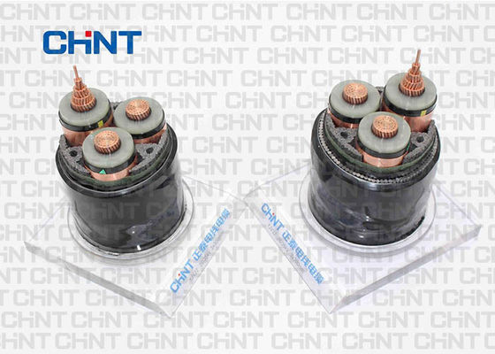 High Tension Armored Electrical Cable 3 Cores For Power Transmission Line