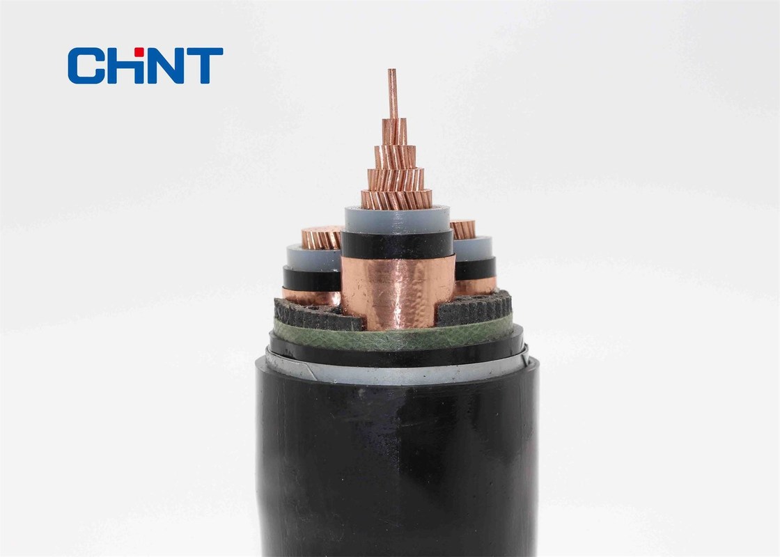 Single core and 3 cores CU/XLPE/CTS/STA/LSOH power cable rated voltage 6/10(12)kV